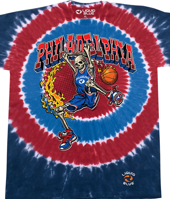Philadelphia Dunker Skeleton T-Shirt