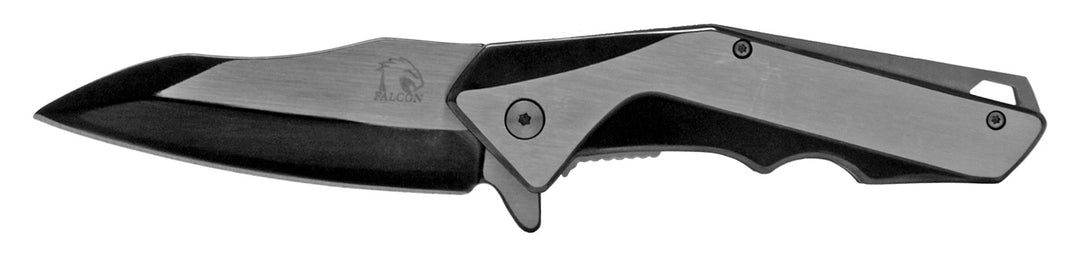 4.5" Heavy Duty Stainless Steel Folding Knife - Black