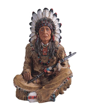GSC - Sitting Indian Chief Statue 11658