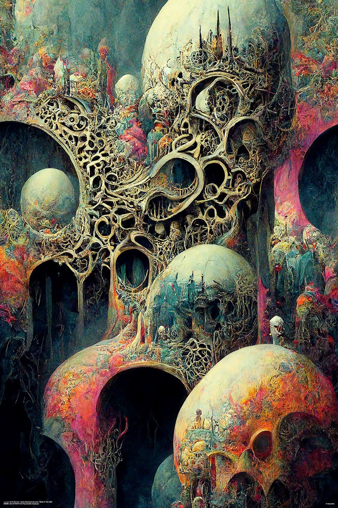 Psychedelic Dystopia Poster