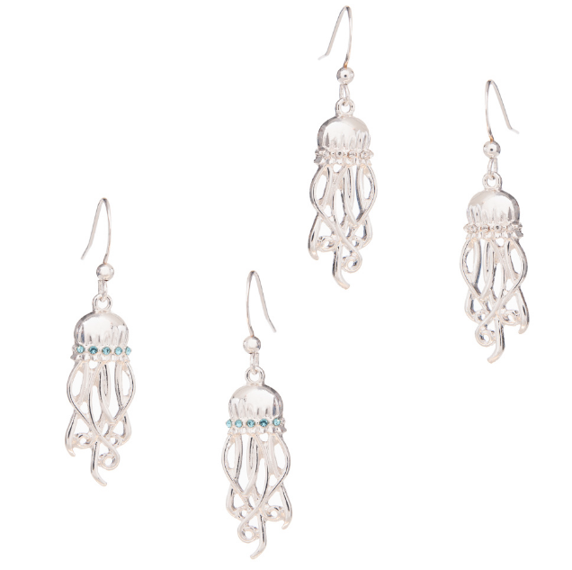 World End Imports - Jellyfish Crystal Earrings