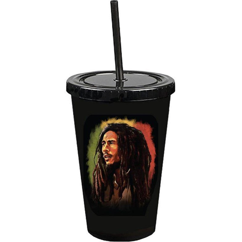 Bob Marley Rasta Paint Tumbler