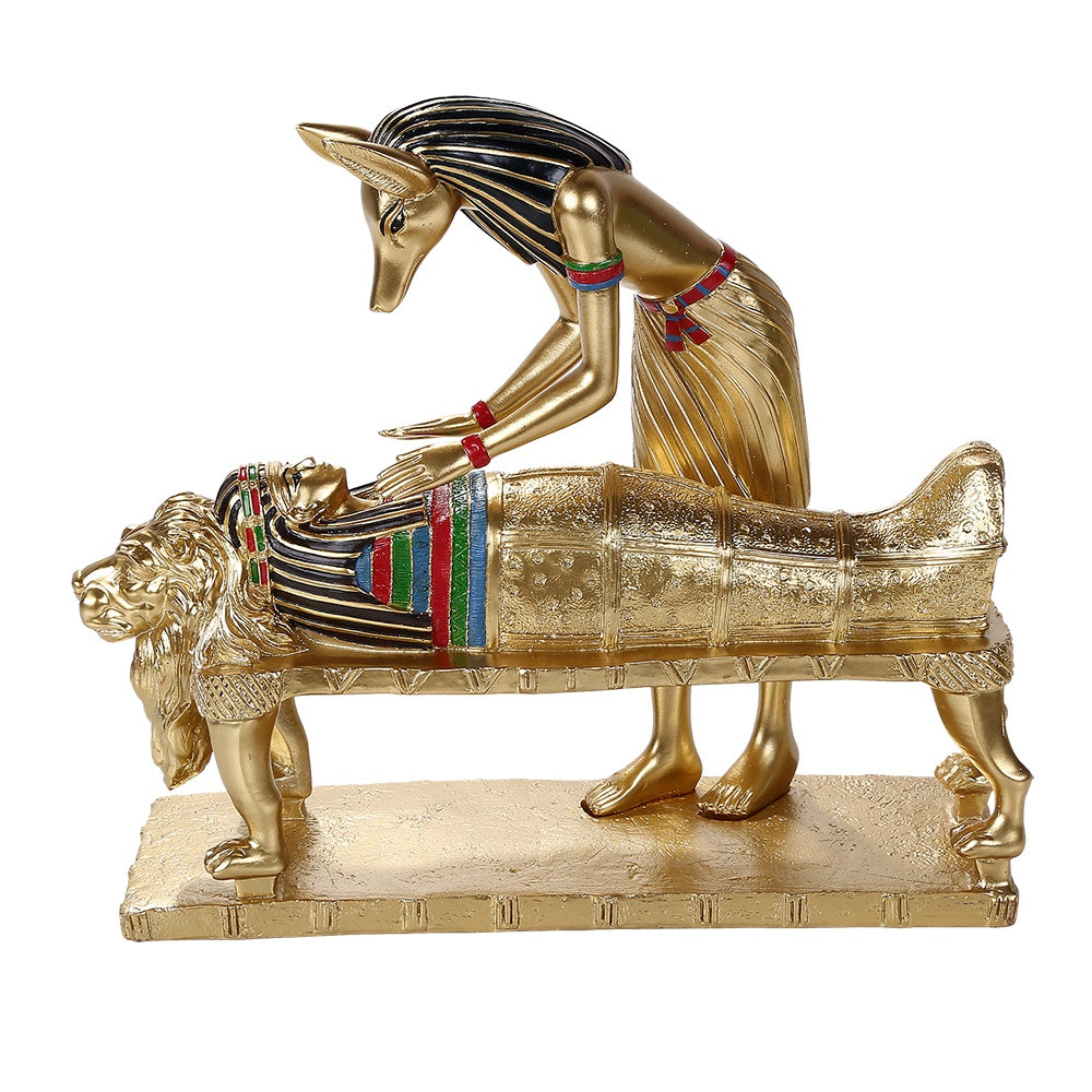 Pacific - Anubis Mummification Gold Statue 12529