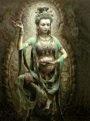 3D Poster - Guanyin Standing