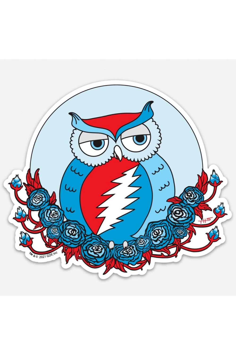 Grateful Dead Owl Sticker