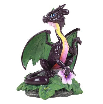 Eggplant Dragon Statue