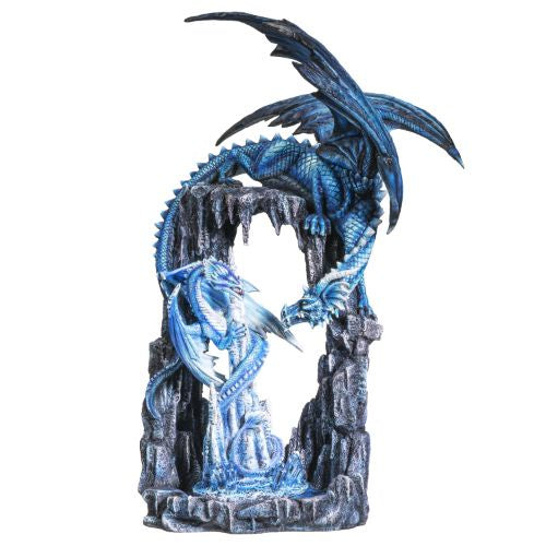 Pacific - Blue Cave Dragon Statue w/LED 14009