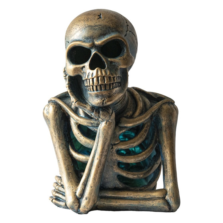 Pacific - LED Skeleton Thinker Statue