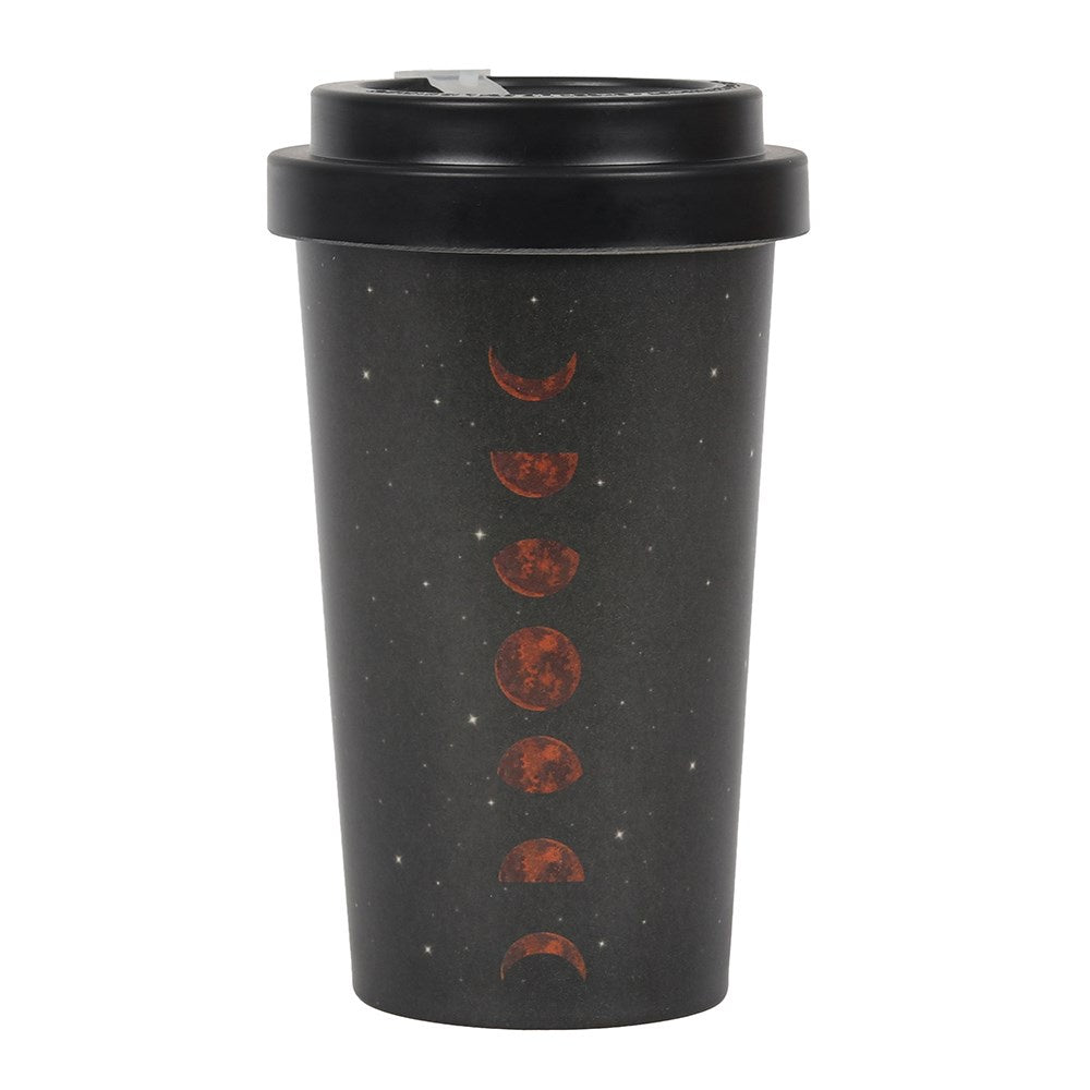 Moon Phases Bamboo Mug w Sleeve