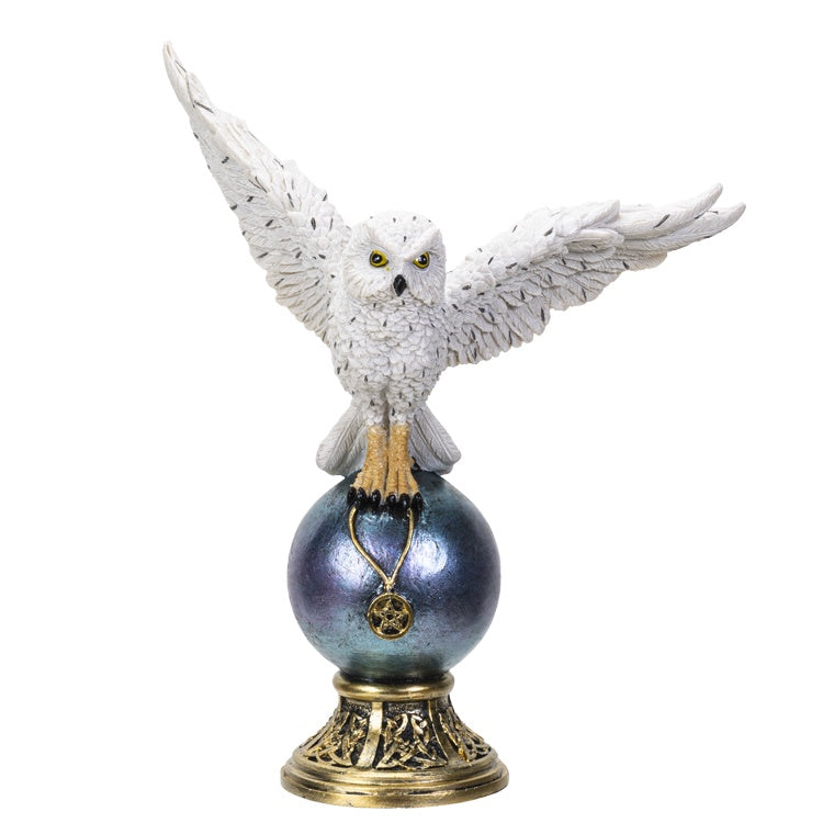 Owl on Orb Statue