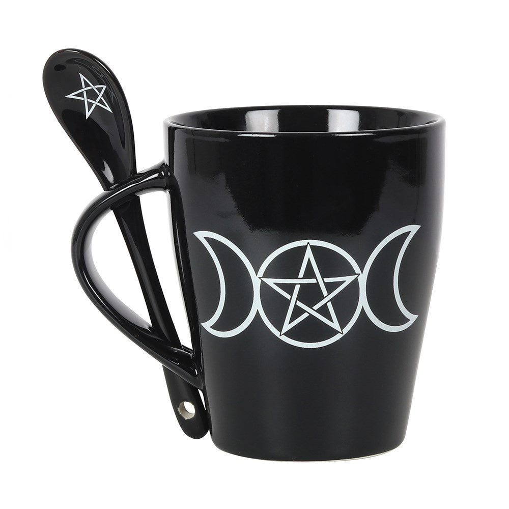 Triple Moon Mug & Spoon Set