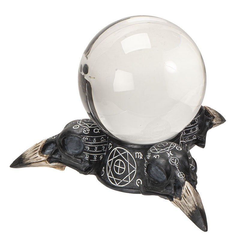 Pacific - Raven Skulls Gazing Ball 14951 - Separate