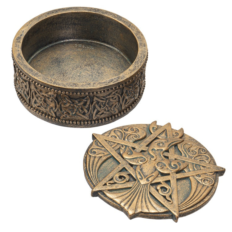 Pacific - Celtic Raven Pentacle Box