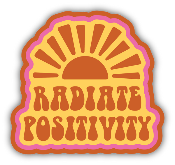 Radiate Positivity Sticker - SN