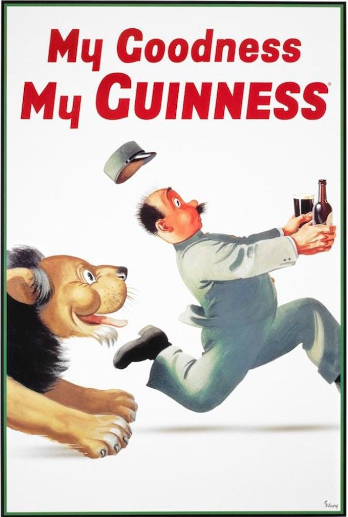 My Goodness, My Guinness Vintage Ad Poster