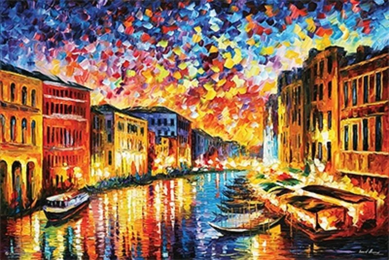 Venice Grand Canal by Leonid Afremov Poster