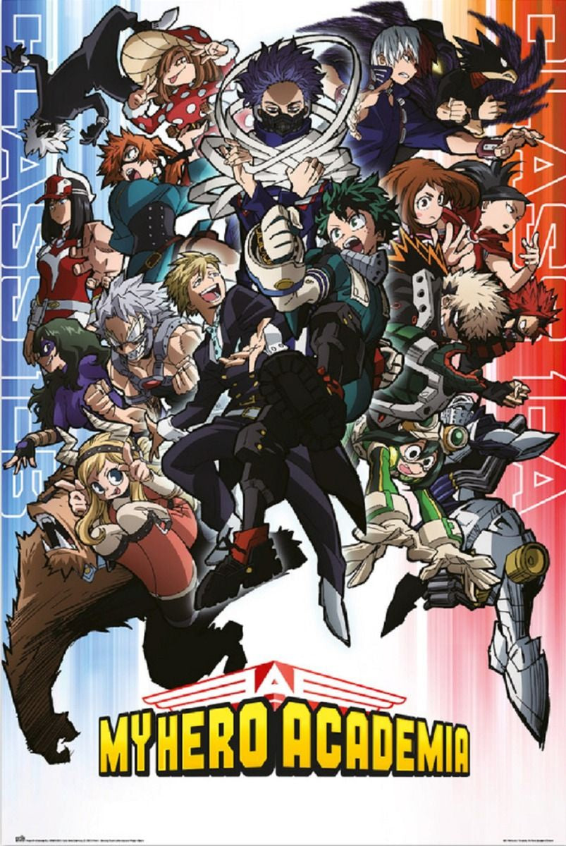 My Hero Academia - 1A and 1B Poster