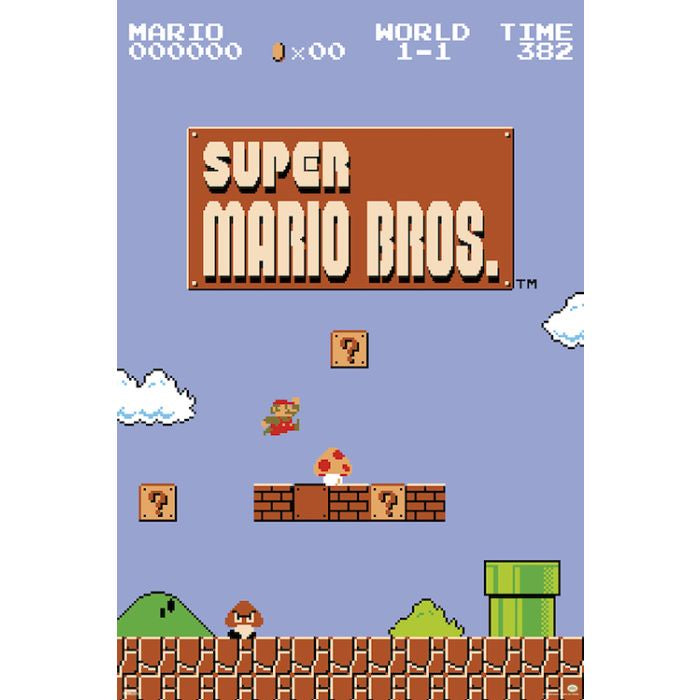 Super Mario Bros Level 1 Poser
