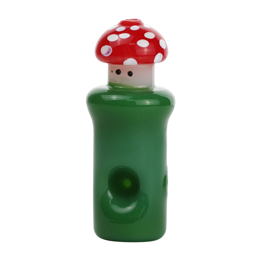 3.8" Glass Mushroom Pipe
