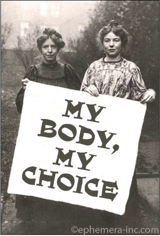 My Body My Choice Sign Magnet