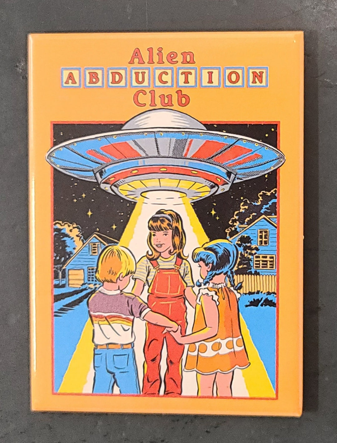 Alien Abduction Club Magnet