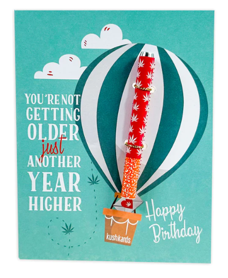 Kush Kards - Another Year Higher Greeting Card