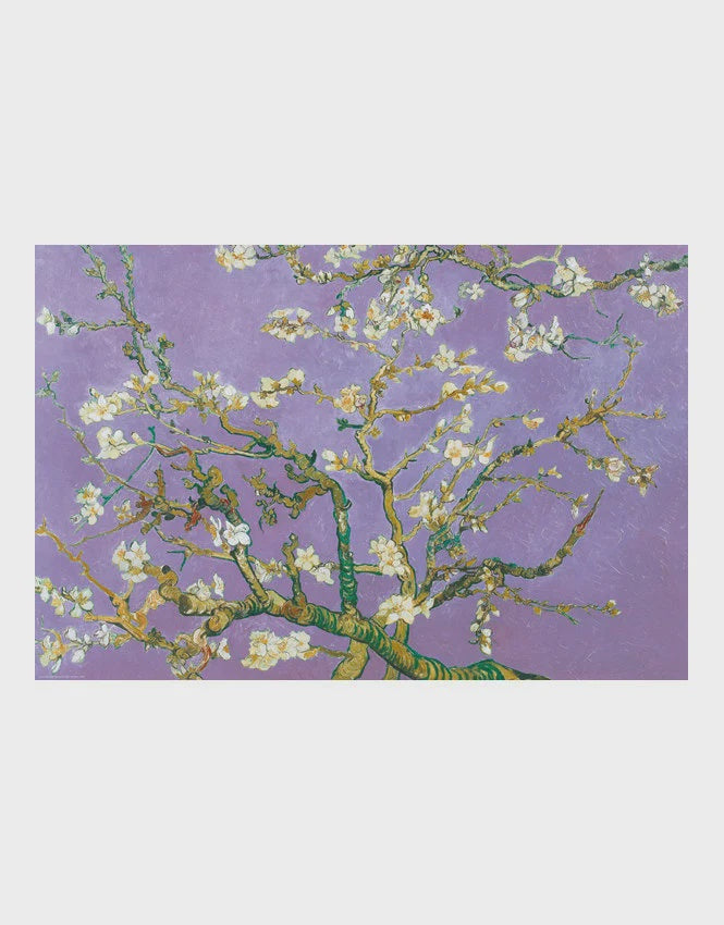 Vincent Van Gogh Almond Blossom Lavender Poster