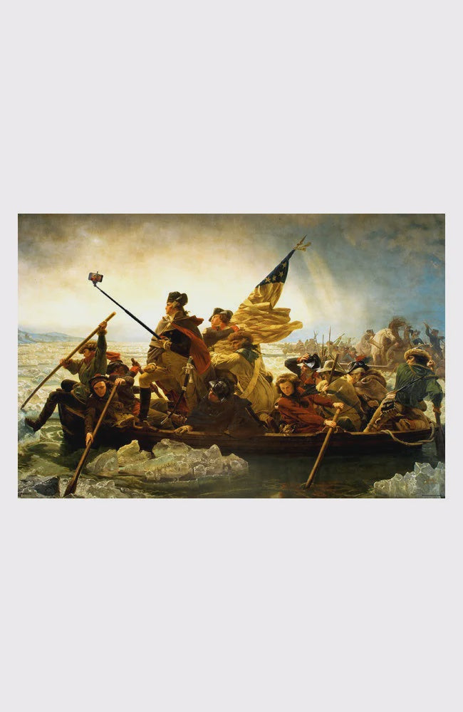 Washington Crossing The Delaware Poster