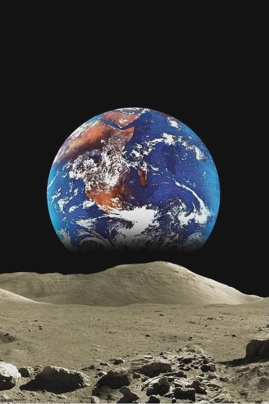 Earth from the Moon Poster