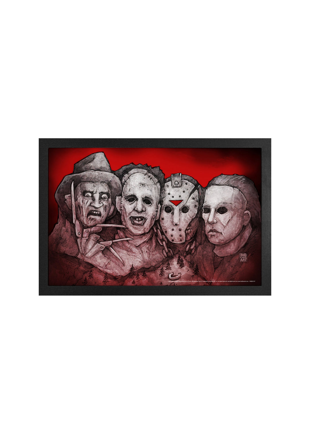 Big Chris Mt. Slashmore Framed Print