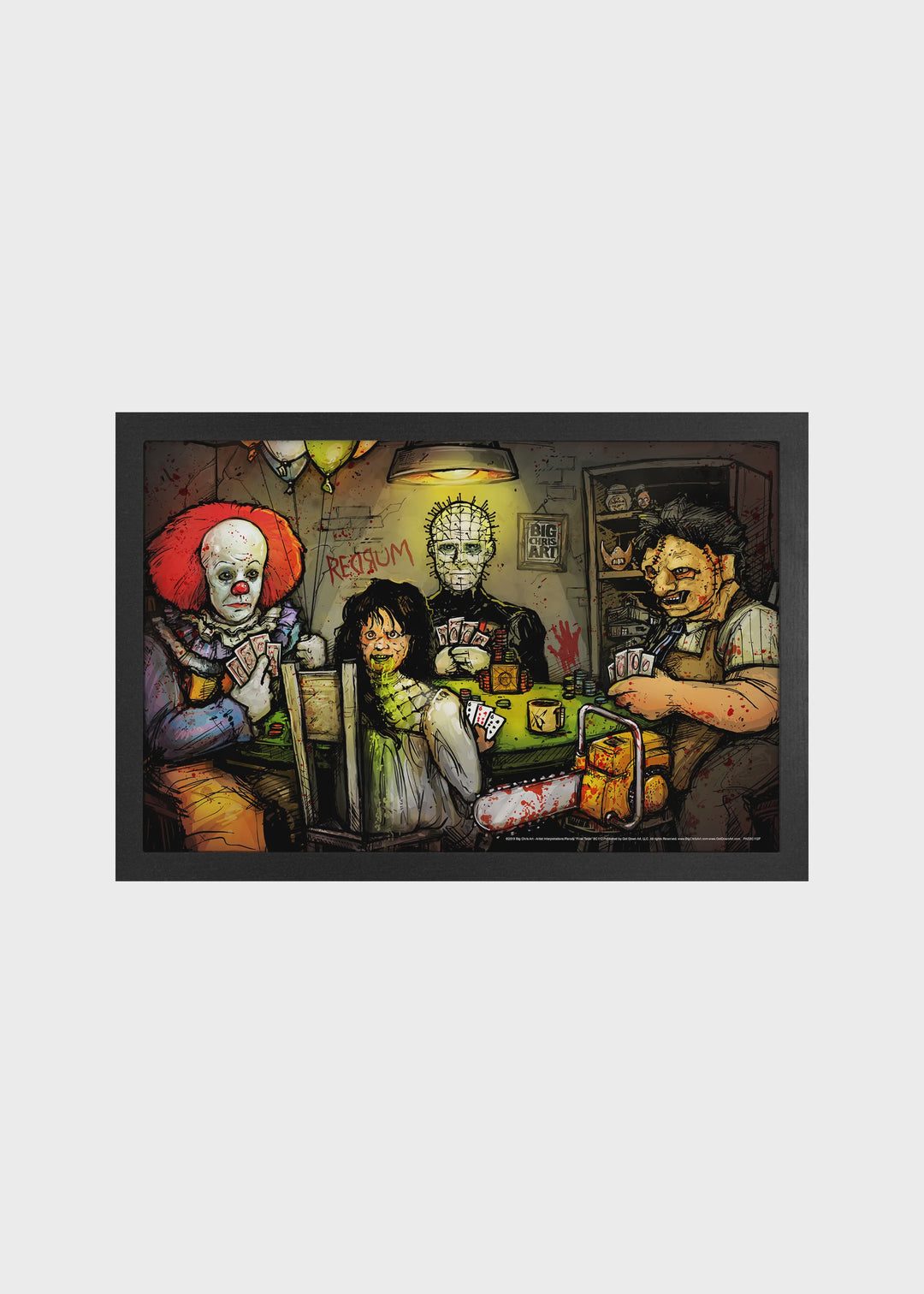 Big Chris Final Table Framed Print