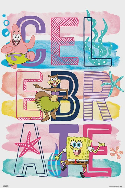 Spongebob Celebrate Poster