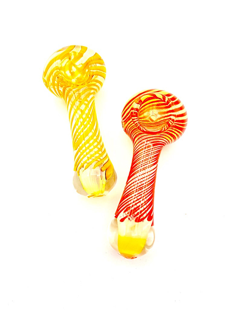 3.5" Glass Swirl Pipe HP732