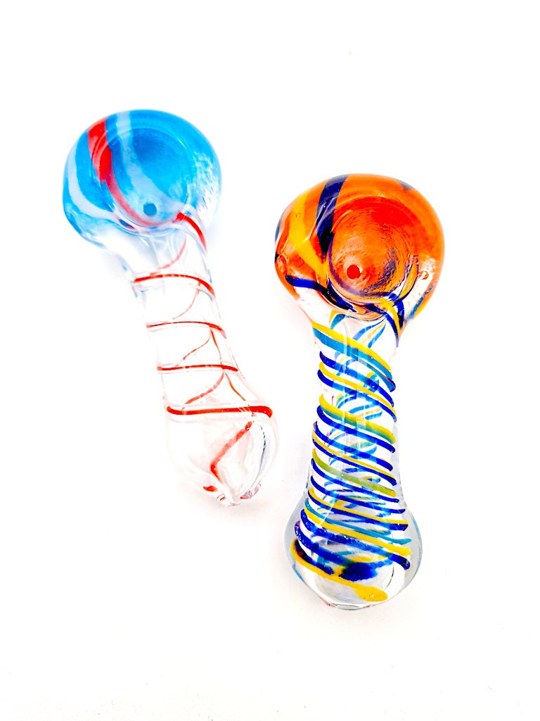 3.5" Color Swirl Glass Pipe