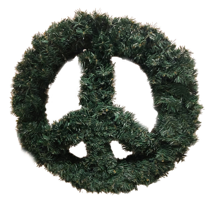 Peace Sign Wreath- 24'' Diameter