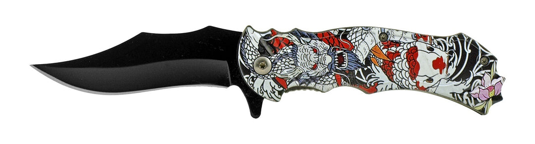 4.63" Dao Blade Ancient Warrior Folding Knife