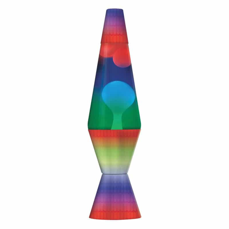 14.5" Lava Lamp White/Clear