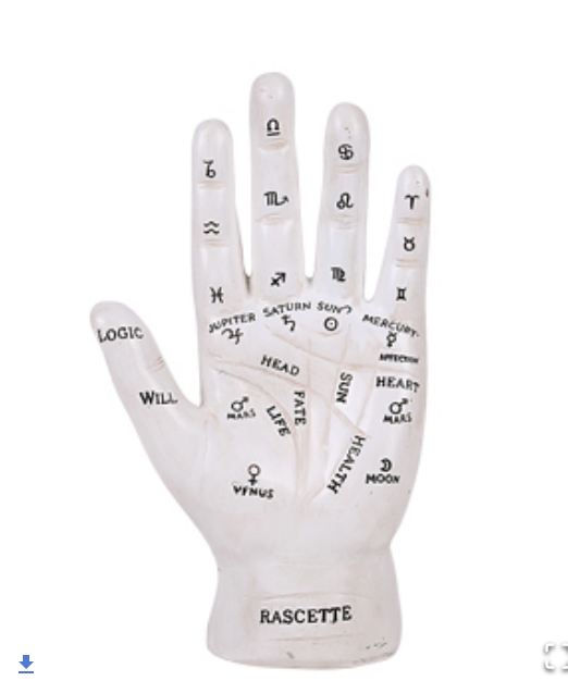 Pacific - Fortune Teller's Palmistry Statue