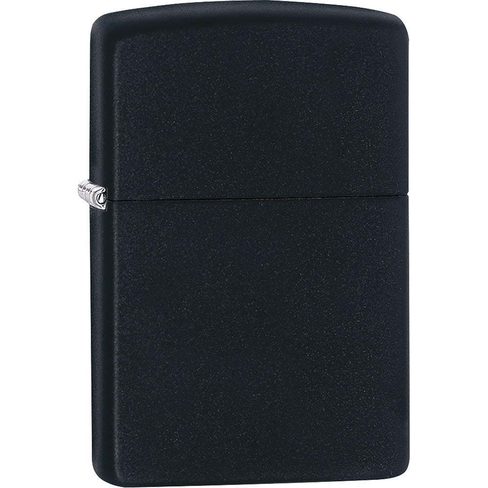 Black Matte Zippo Lighter - 218