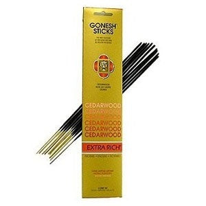 Gonesh Extra Rich Cedarwood Scented Incense Sticks 20 Ct.