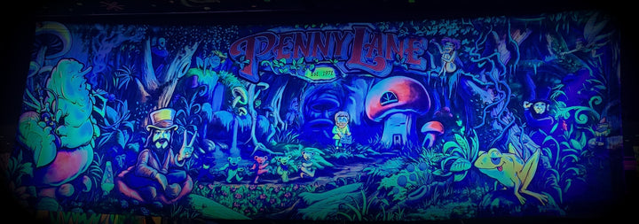 Penny Lane Mural Black Light Tapestry!!