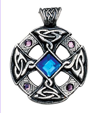 Nordic Lights - Celtic Cross Necklace