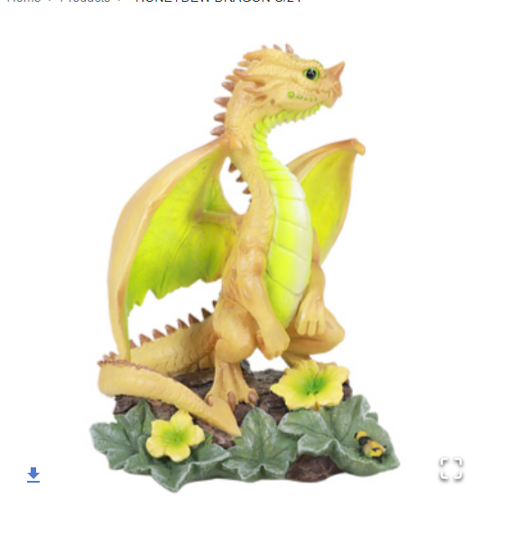 Pacific - Honeydew Dragon Statue