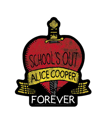 C&D - Alice Cooper School's Out Forever Sticker