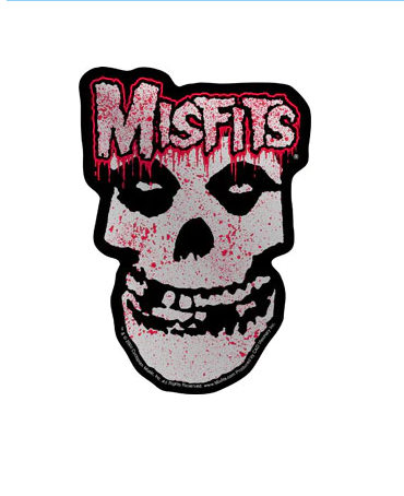 C&D - Misfits Logo & Skull Chrome Sticker