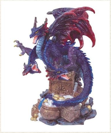 GSC - 3-Headed Purple Dragon Statue 71181