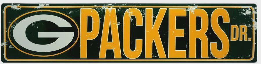 Green Bay Packers Street Sign