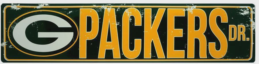 Green Bay Packers Street Sign