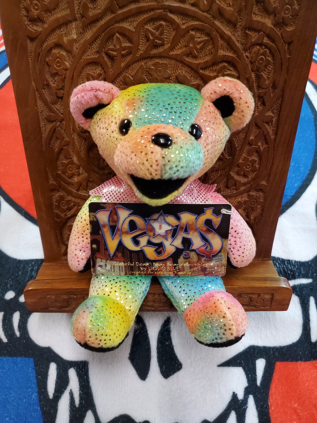 Vegas 7" Grateful Dead Bear