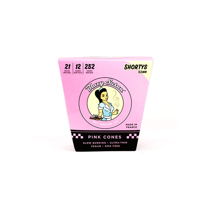 Blazy Susan Shortys 53mm Pink Cones 12ct